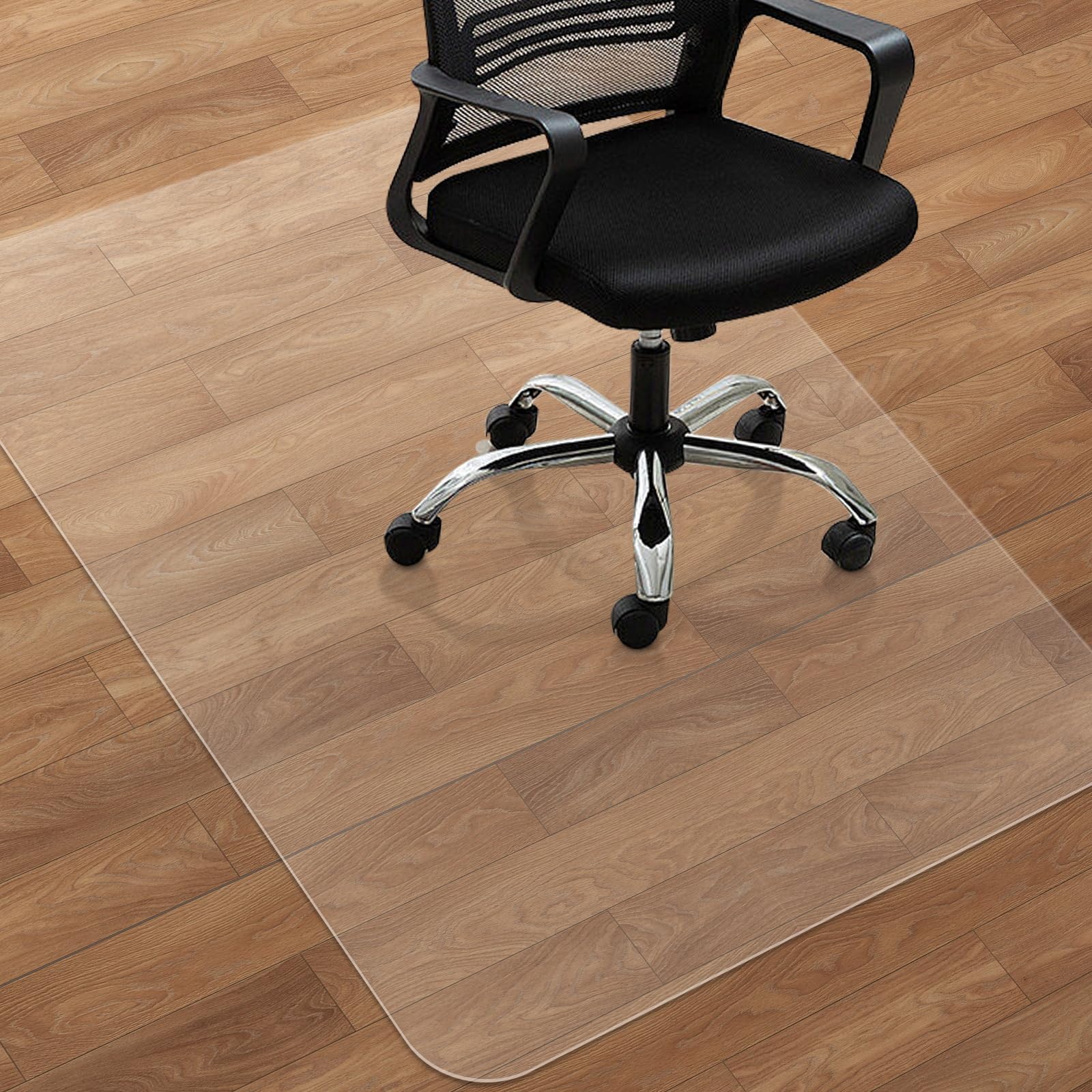 Office Chair Mat for Hardwood Floors - 36"x47" Desk Chair Mats Home Floor Protector Heavy Duty - Easy Clean